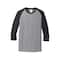 Port & Company® Core Blend 3/4-Sleeve Raglan Tee